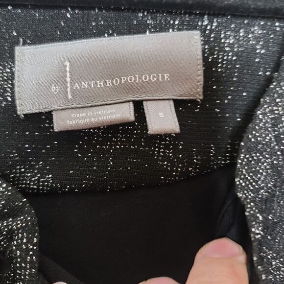 NWT S Anthropologie Carly Shimmer Top Keyhole - Picture 10 of 16